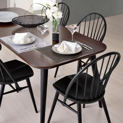 ふるさと納税 高山市 【KASHIWA】LEI(レイ)チェア ブラック黒 ダイニングチェア ブナ材 飛騨の家具 AM032 |  | 01