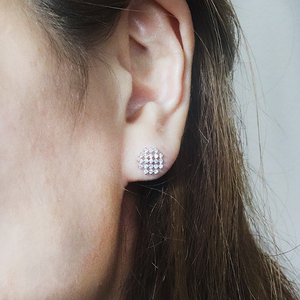 プラチナ　シンメトリー　ダイヤモンドピアス　0.28ct　BQ-74