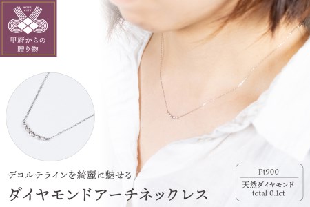 PT900 アーチネックレス ARC-N-PT