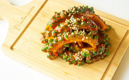 【韓国鉄板料理 久ー韓】久米島産「ゴーヤーキムチ」3パック