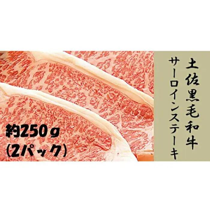土佐黒毛和牛　サーロインステーキ　約250g×２枚 / とろけるやわらかさ 和牛 高知県産 国産和牛 牛肉 黒毛和種  【（有）蔵多堂】 [ATAE004]
