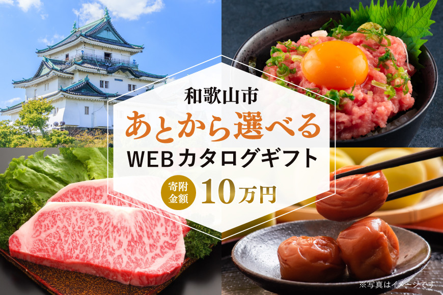 あとから選べるWEBカタログギフト（寄附10万円コース）30000ポイント和歌山市