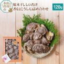 【ふるさと納税】岩城町農園 原木干ししいたけ 香信（こうしん）詰め合わせ 120g