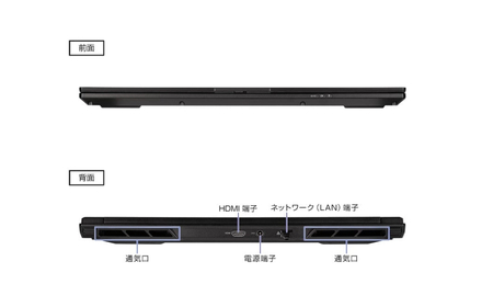ノートパソコン 16型 RTX5080Laptop マウスコンピューター パソコン 1700A