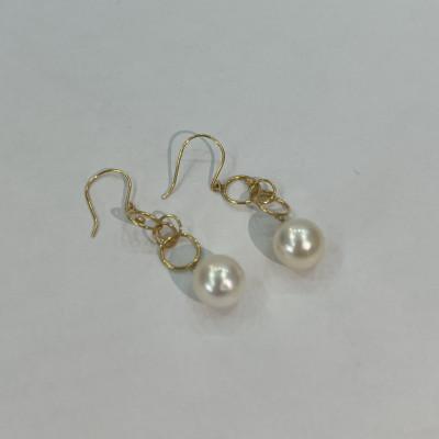 ふるさと納税 時津町 あこや真珠デザインピアス【25-9】 |  | 01