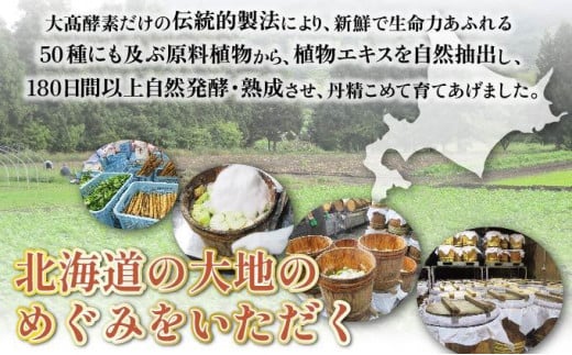 定期便 6ヵ月連続 全6回 スーパーオータカ 1200ml 健康 飲料 原液 植物エキス醗酵飲料 美容 栄養 野菜 北海道 果物 植物 植物エキス 酵素 醗酵 熟成 ファスティング 食生活改善 腸内環