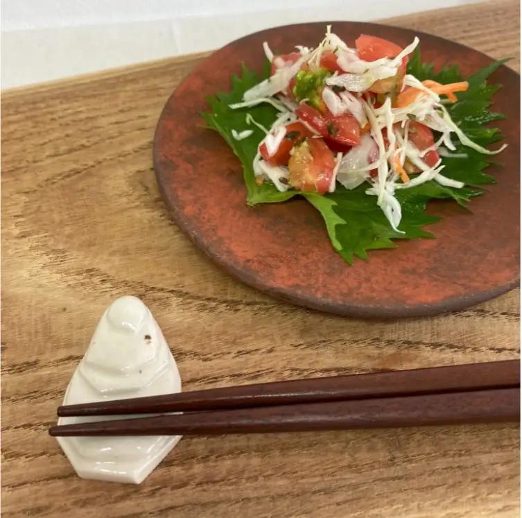 箸置き 岩屋工房 牡蠣殻 5個セット 箱入り 陶器製 広島県 呉市