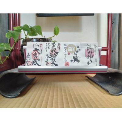 ふるさと納税 みよし市 御朱印帳飾り棚　黒色 |  | 03