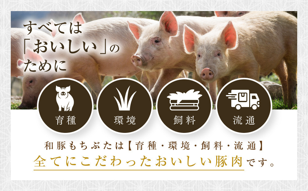 【ふるさと納税限定】和豚もちぶたしゃぶしゃぶセット 合計1.2kg（ロース バラ 肩ロース）ふるさと納税 【小分け 豚肉 ポーク 豚しゃぶ しゃぶしゃぶ肉 冷凍 和豚もちぶた こだわりの豚肉 おいしい