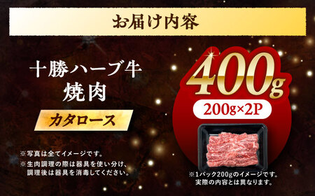 北海道 十勝 ハーブ牛 カタロース 焼肉 400g （200g×2） 《足寄町》【株式会社ノベルズ食品】[BEAQ038]