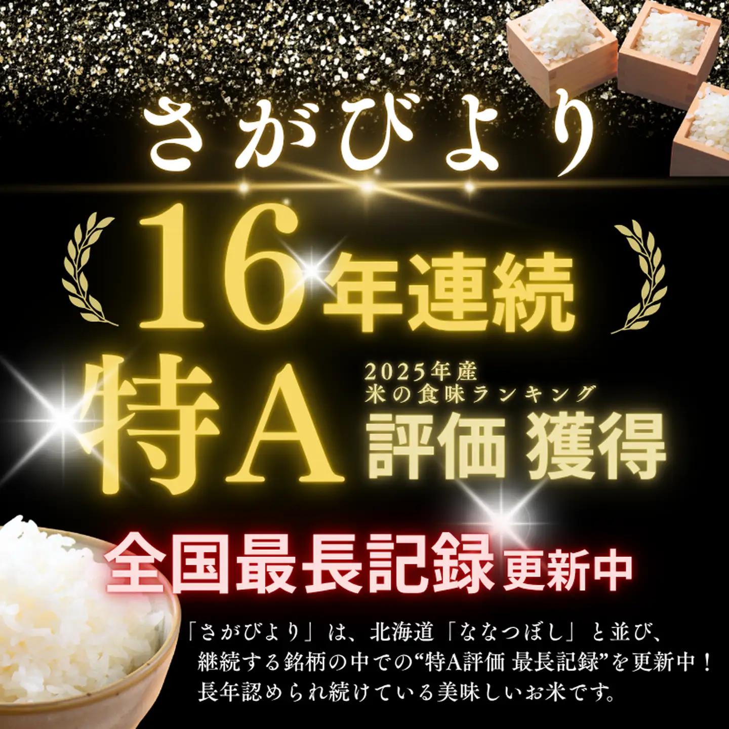 五つ星お米マイスターが厳選！令和7年産 佐賀県産 さがびより 白米 5kg おこめ 米 ：B145-032