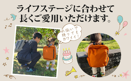 レイズリュックミニ BK【 子育てバッグ ユニセックス 軽いバッグ 撥水 防塵 コーデュラ アウトドア 旅行バッグ 通勤バッグ 長く使えるカバン SDGs ファミリーバッグ 】