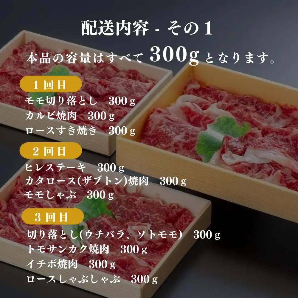 【定期便】豊後・米仕上牛 食べつくし【極】 牛