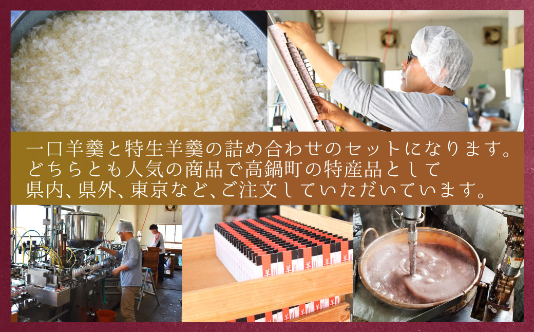 ＜特生羊羹3個、一口羊羹5本セット＞※入金確認後、翌月末迄に順次出荷します。 和菓子 お茶 あずき 小豆