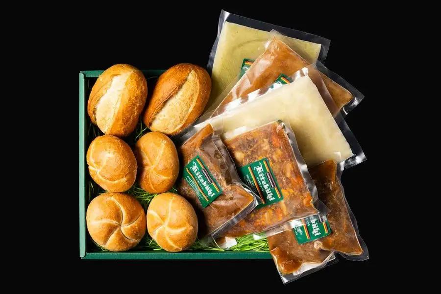 キッツビュールセット 加工食品 ドイツ料理 パン カイザー スープ 