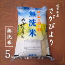 【ふるさと納税】佐賀県産 さがびより 無洗米 5kg：A090-001