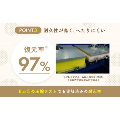 ふるさと納税 豊郷町 アキレス ぷちスリム セミシングル ベージュ厚さ12cm高反発マットレス三つ折り[53820554] |  | 03
