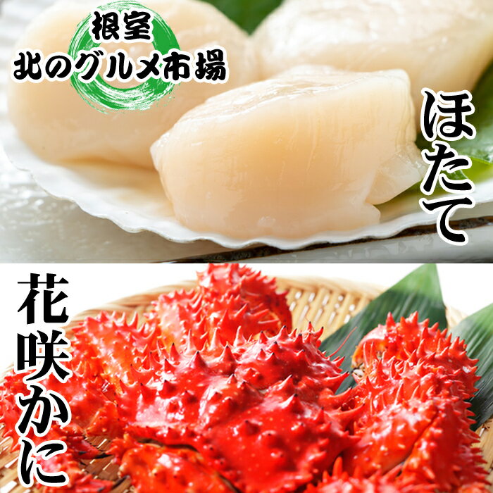 【ふるさと納税】 花咲かに 500g 前後 ~ 650g 前後 × 5 尾、ほたて貝柱 500g × 2P ホタテ ほたて 帆立 帆立貝柱 ホタテ貝柱 貝柱 花咲がに 花咲 花咲ガニ 花咲蟹 かに カニ 蟹 お取り寄せ グルメ 海鮮 北海道 根室市 ふるさと納税 D-76005