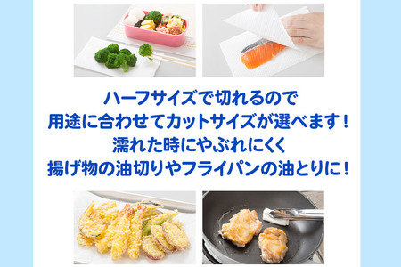 《6ヶ月ごとに2回お届け》定期便 スコッティファイン キッチンタオル 150カット 2ロール×1パック【レビューキャンペーン中】 秋田市オリジナル