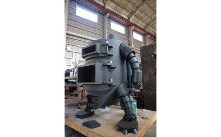 ロボット型薪ストーブ（スタンダード）災害備蓄 防災グッズ 暖炉 オブジェ 置物 ピザオーブン【R00758】