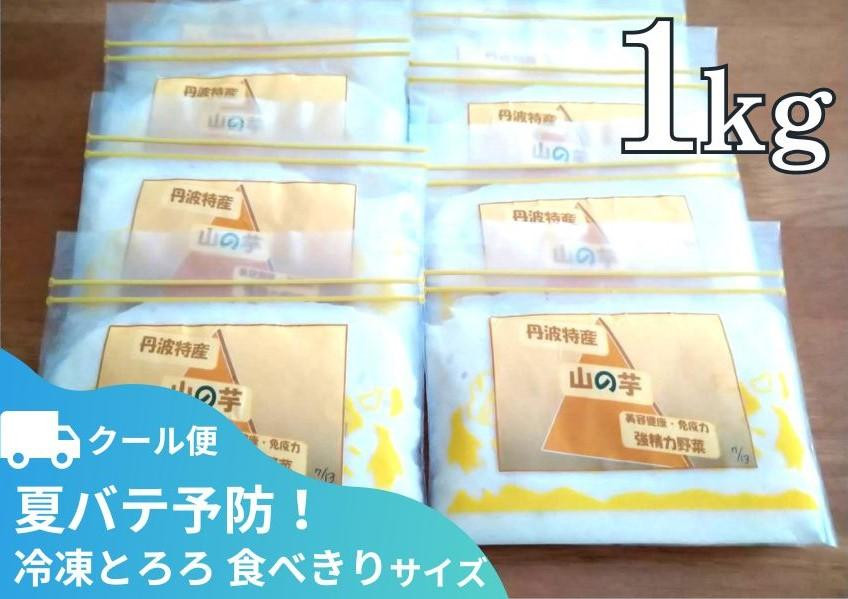 
            【芋家なか吉】丹波山の芋すりおろし 冷凍 とろろ１kg (10パック) 
          