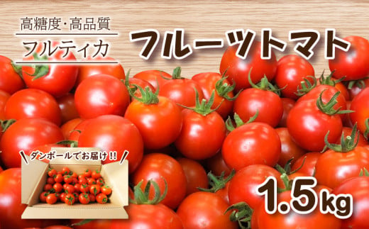 【 1月発送 】 フルーツトマト フルティカ 1.5kg ミニトマト 選べる 発送 月 野菜 新鮮 プチトマト 期間限定 季節限定 トマト 下関 山口