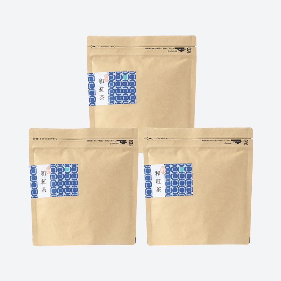 ＜山市＞沼津産の和紅茶　100g×3袋