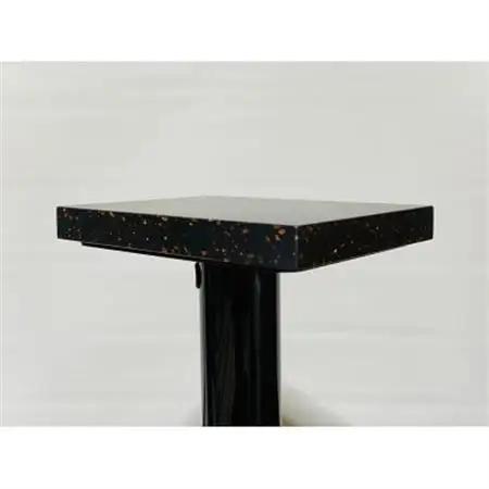 オーディオボード　22cm × 16.2cm × 2.4cm　黒地　茶粒柄　2枚セット_家電製品 TV・オーディオ・カメラ  _【1509481】