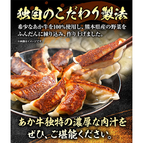 熊本和牛 あか牛 餃子 40個 ( 20個 × 2 ) 三協畜産 《60日以内に出荷予定(土日祝除く)》 熊本県 南阿蘇村 ぎょうざ---sms_fskgoz_23_60d_13500_680g---