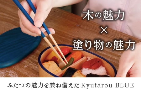 Kyutarou BLUE　箸 23cm　爽 　伝統工芸品 漆器 