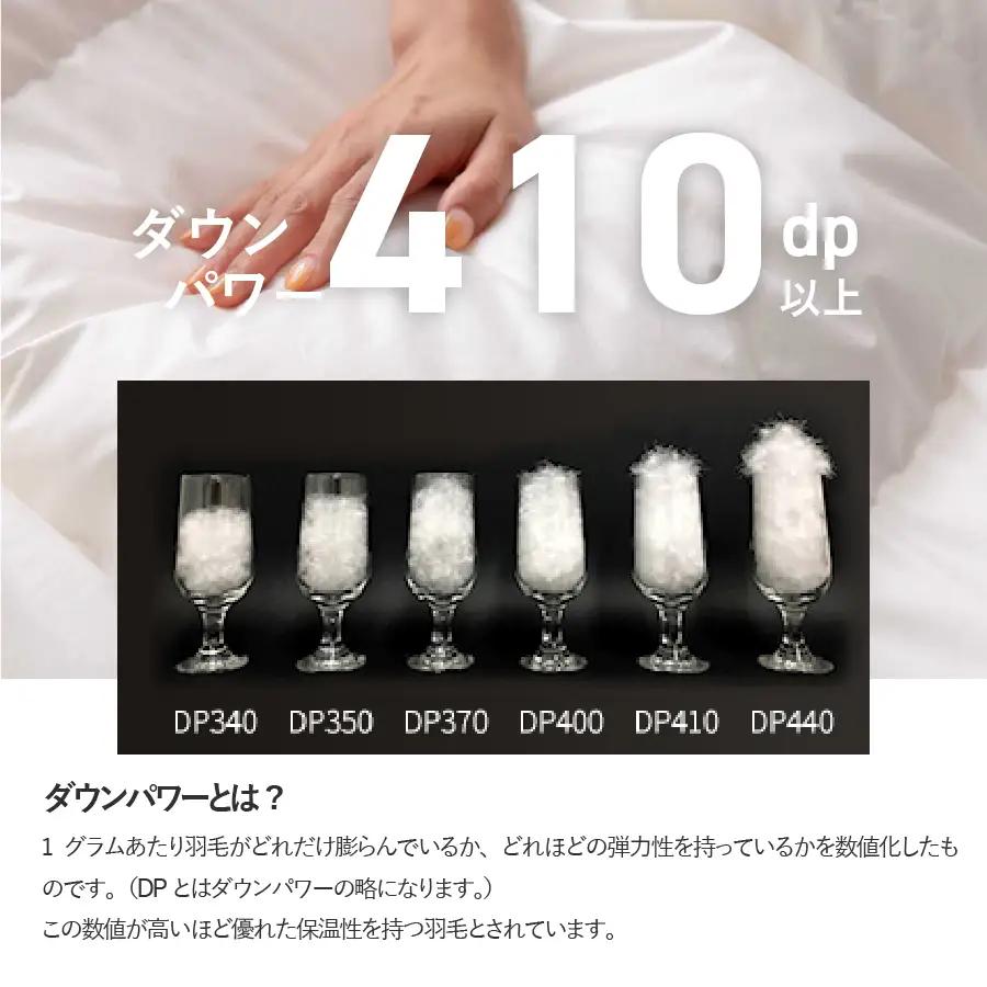 羽毛布団 【甲州羽毛ふとん】合い掛けハンガリーホワイトマザーグースダウン93％（シングル）ホワイト 掛け布団