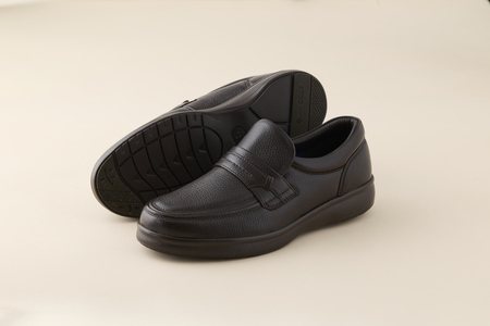 AKIO GOLF 5011 4E DR(Dブラウン) 柔らかい鹿革使用 24.5cm オーソライト エクストラライトラバー付きEVA 茶 靴 シューズ ゴルフ メンズ 鹿革 本革 革靴 紳士靴【（株