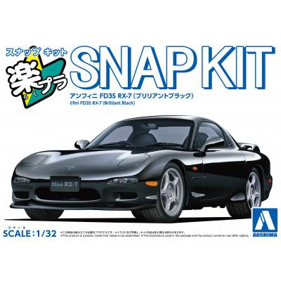 ふるさと納税 静岡市 楽プラ スナップキット アンフィニ FD3S RX-7(ブリリアントブラック)