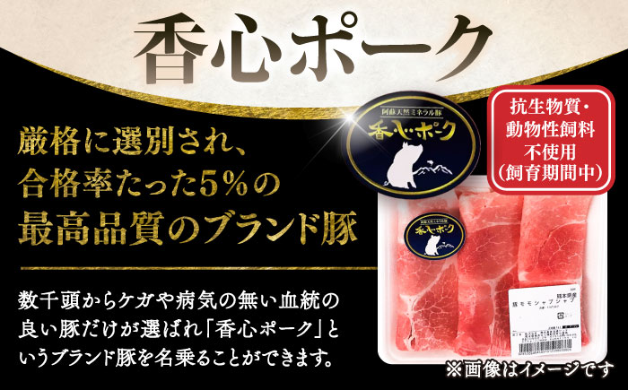 【香心ポーク】切り落とし、ミンチ、モモしゃぶセット(計約3kg) 豚肉【有限会社コーシン】 [BHAH002]