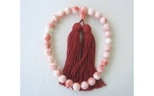 珊瑚職人館の珊瑚の数珠（ｊ11）