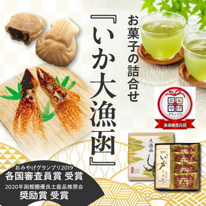 いか大漁函　【函館随一の工芸菓子「いかようかん」と焼チョコ最中「いか五郎商店」とのイカすセット！】 お取り寄せ 送料無料_HD070-001