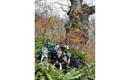 まる1日津南体験 広葉樹植栽と津南ジオパークトレッキング体験 (1名様) |津南町 トレッキング体験