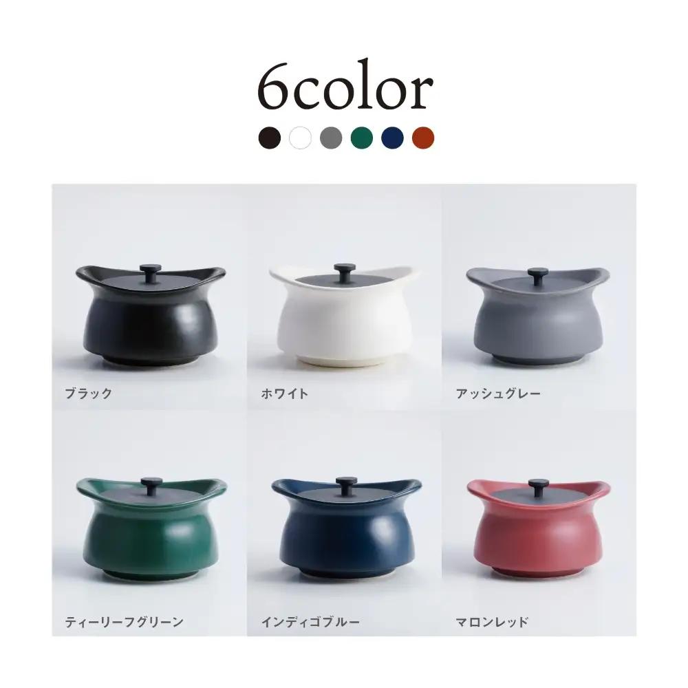 best pot mini（ベストポットミニ） ティーリーフグリーン　［モラトゥーラ　四日市萬古焼　ばんこやき　鍋　省エネ　耐久性　人気　メディア 　ごはんがおいしい 使いやすい　時短　人気割烹愛用　無水調理　耐熱調理　蓄熱調理　節約　シチュー　米　ごはん　旨み　うまみ］