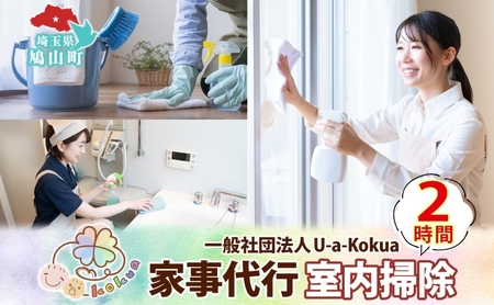 家事代行室内掃除床拭き窓ふき水回り家事代行【2時間】