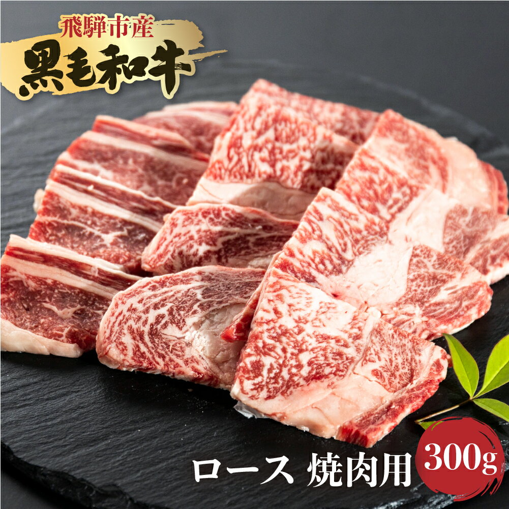 【ふるさと納税】《簡易包装》飛騨産黒毛和牛 飛米牛 ひめぎゅう ロース 焼肉用 300g 牛肉 和牛 肉 国産 やきにく BBQ 冷凍 冷凍グルメ ギフト ［Q2438］10000円 1万円