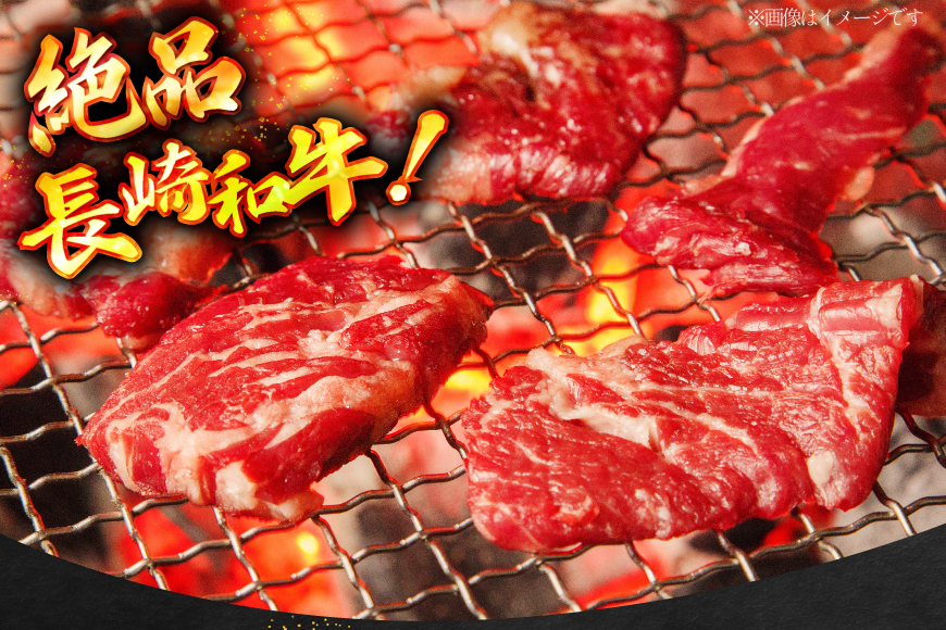 焼き肉 牛肉 長崎和牛 焼肉セット 大 300g 2p 安心の地元 野菜付 [ひらど新鮮市場 長崎県 平戸市 hr42bgy400173] 肉 国産 赤み セット 焼肉 カルビ 和牛 バーベキュー バ