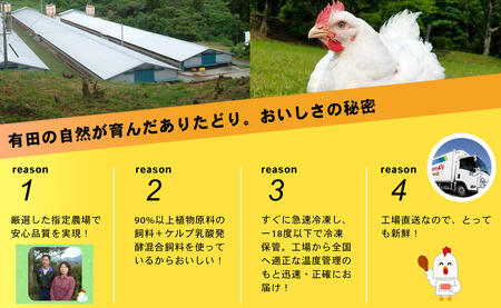 N11-4【計2.4kg 小分け】ありたどり 熟成むね肉 計2.4kg (300g×8パック) 鶏肉 むね肉 ムネ肉 胸肉 真空パック