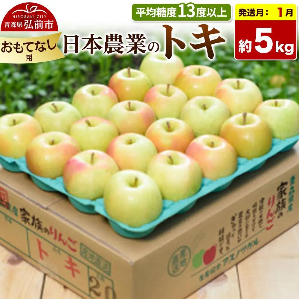 【27年1月発送】りんご トキ【おもてなし用】約5kg 平均糖度13度以上 青森県 弘前市 果物 フルーツ 林檎 リンゴ くだもの