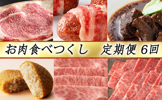【定期便6回】【カネ吉山本】お肉食べつくし定期便-輝-【Y129W】