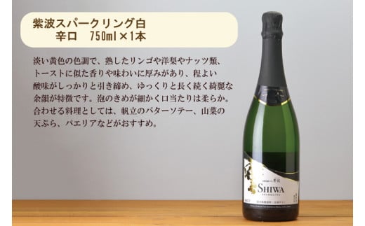 AL065-1 産地限定 ワインぶどう品種使用 紫波スパークリングワイン２本セット 白・ロゼ 紫波町産 テロワール ワイン