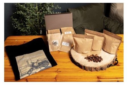 【粉】自家焙煎コーヒー＆【キッズ120】シオカブTシャツセット［No.137-08］