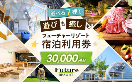 宿泊券 フューチャーリゾート 宿泊利用券30,000円分 [AQCG010]