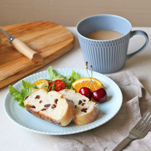 【3色SET】美濃焼 さざなみ 20丸皿 19.7×2.7cm 520g 小田陶器【1440352】