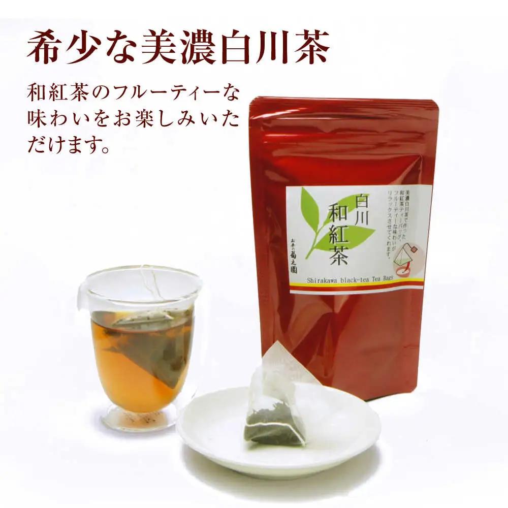 【3回定期便】和紅茶 ティーバッグ 5袋 / 菊之園[AWAG002]和紅茶