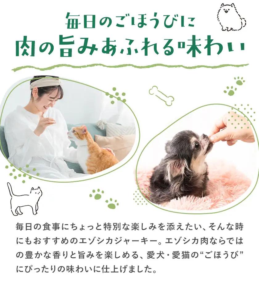 ごほうびジビエ 愛犬・愛猫 間食用 十勝産 鹿肉使用 100g 一般社団法人ココロコ《30日以内に出荷予定(土日祝除く)》